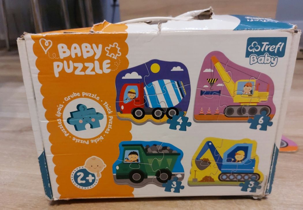 Puzzle Trefl Baby Pojazy na budowie