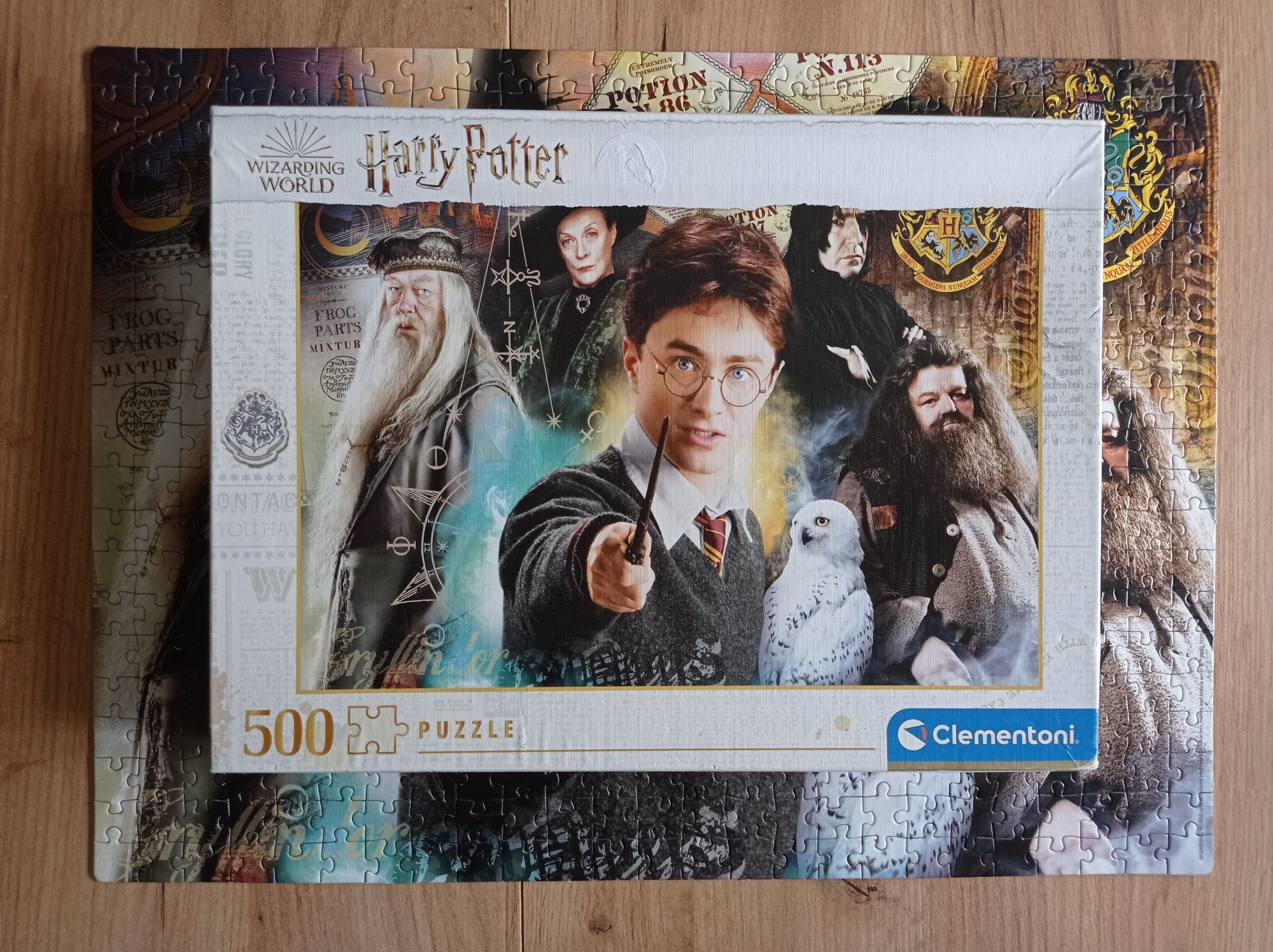Puzzle Clementoni 500, Harry Potter, kompletne