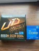 Procesor Intel Core I7-12700F+Płyta GIGABYTE B660M Gaming+32GB ramu