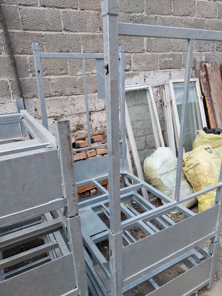Kosz metalowy regał ocynkowany bardzo mocy