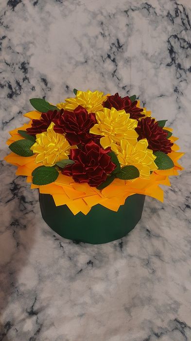 Букеты с атласной ленты!