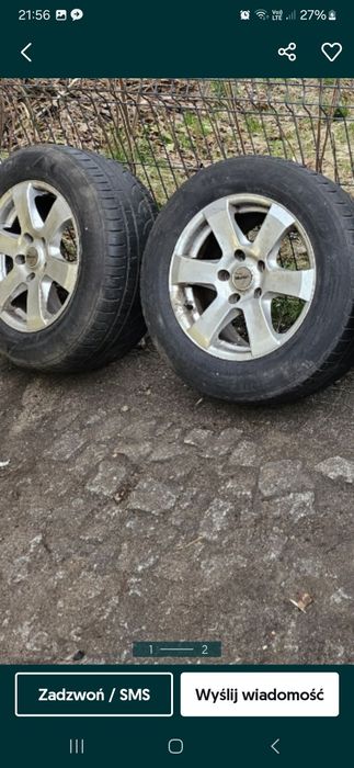 Kola 5x130 z oponami zimowymi