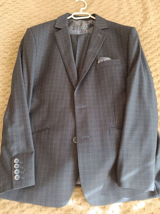 Garnitur męski kratka