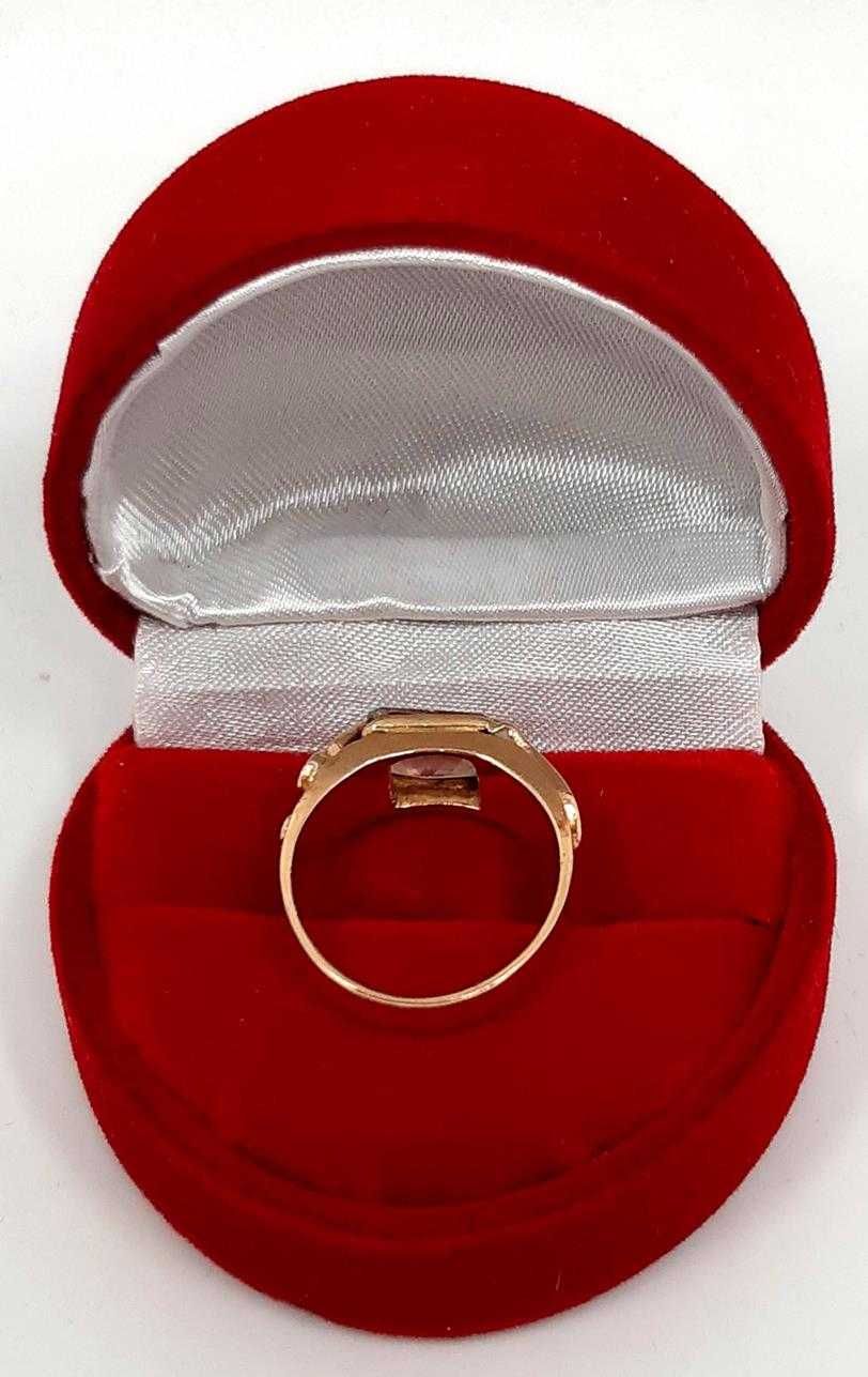 Złoty pierścionek z Cyrkonią PR.585 W:5,28gr R.9 InterSKLEP