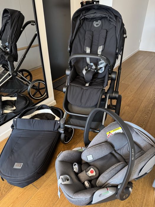 Cybex Priam Platinum 4.0 3w1 Chrome Black-chrome