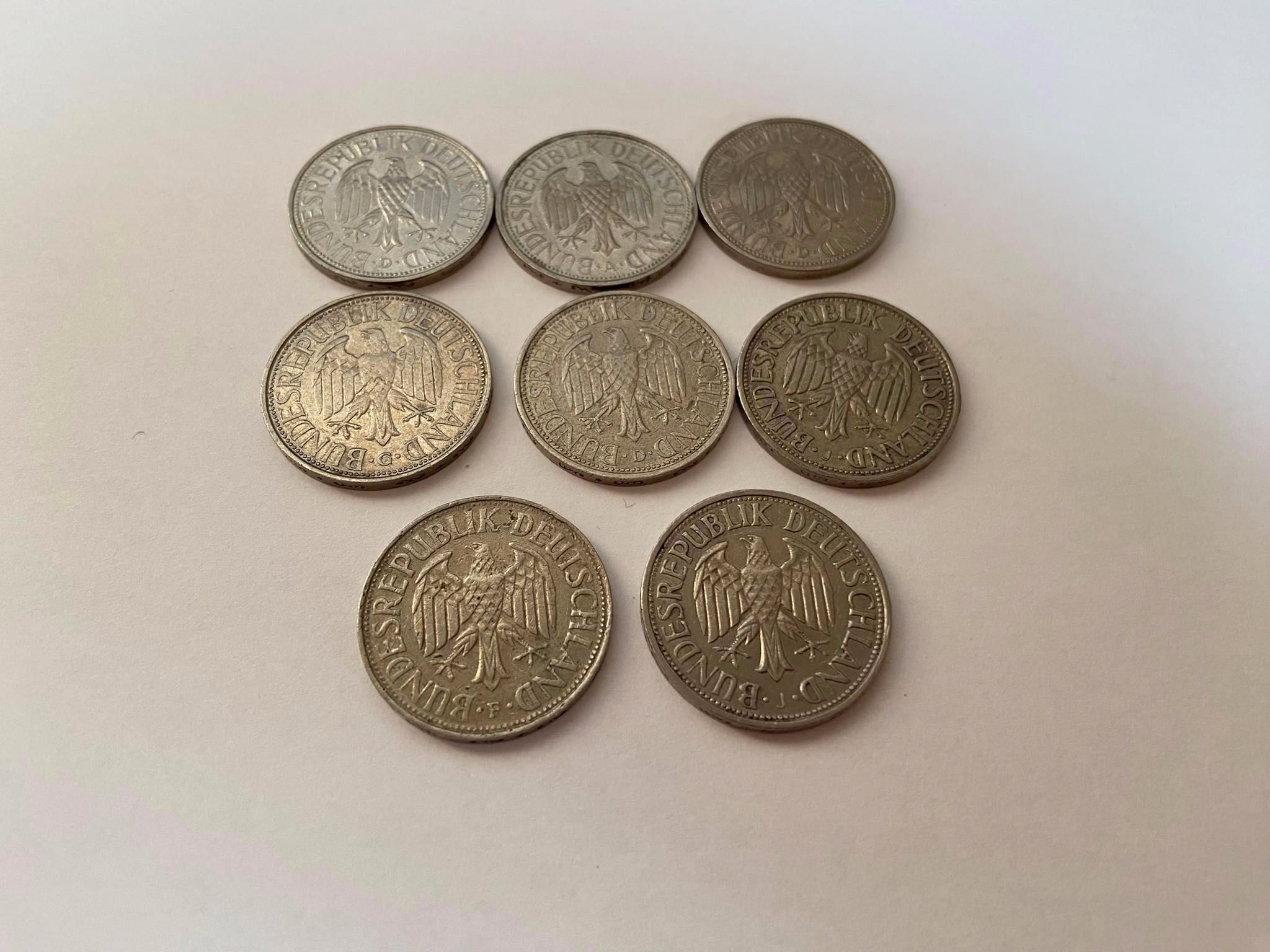 Niemcy zestaw 1 Deutsche Mark 1976 - 1990r