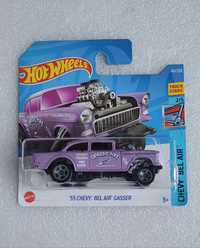 Chevy Bel Air Gasser 55 violet Hot Wheels
