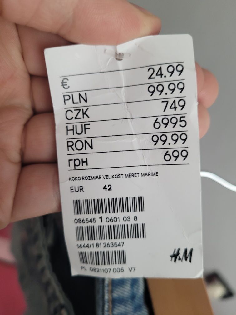 Spódniczka jeansowa H&M 42