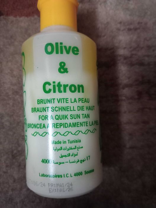 olejek do opalania OLIVECITRON