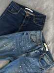 Damskie jeansy stradivarius i zara rozmiar 34 XS niebieskie granatowe