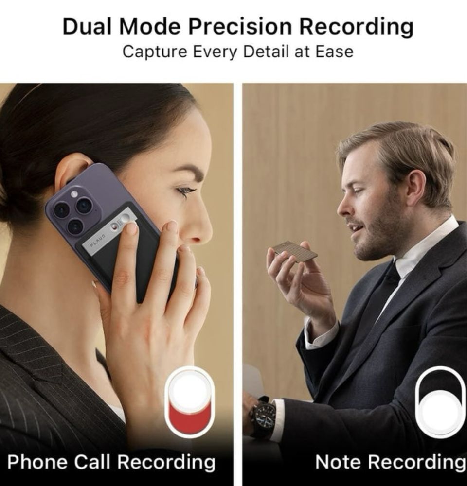 Plaud Note AI Voice Recorder | Чорний