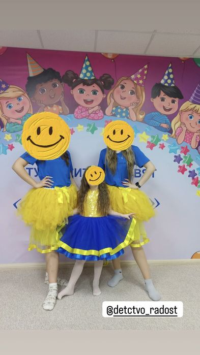 Жовто блакитне плаття , патріотичне плаття , плаття на випускний