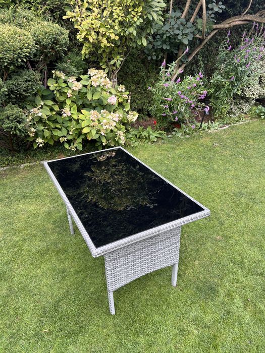 Stół ogrodowy z technorattanu 120x70x70