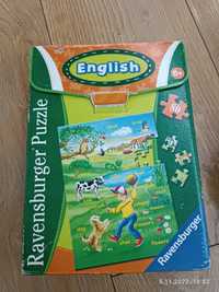 Puzzle Ravensburger English nauka angielskiego 80szt.