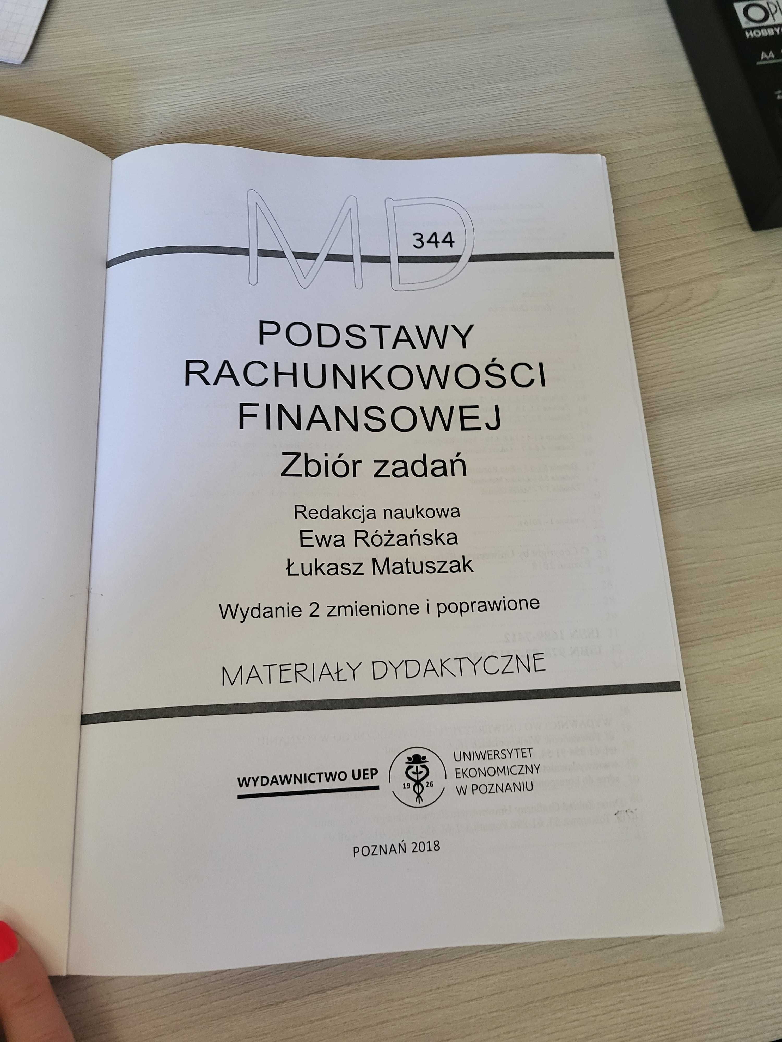 Podstawy rachunkowości, 2018 WYd. UEP