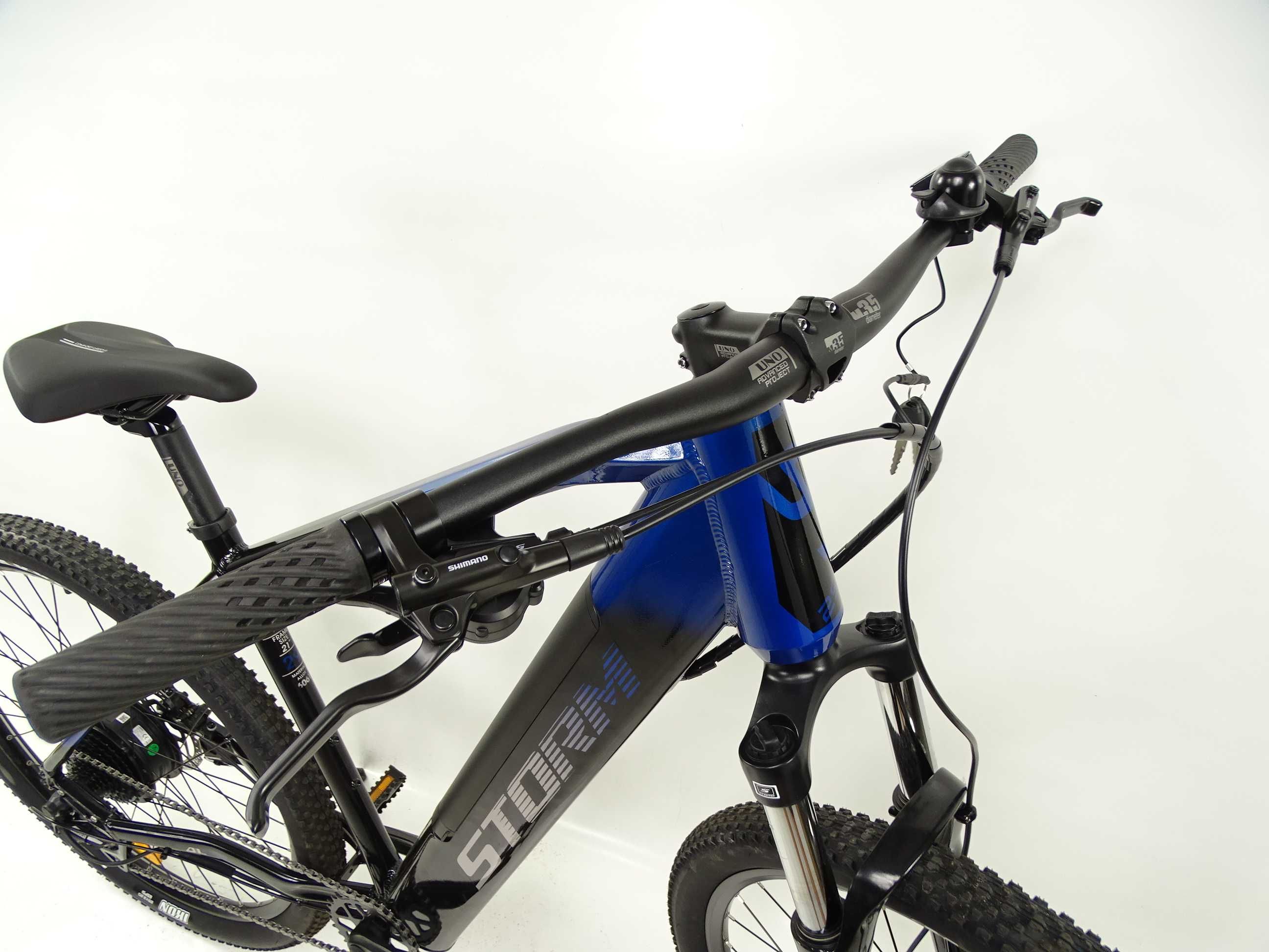 Rower elektryczny MTB STORM TAURUS 29" 2.0 granat-czarny rama 21"