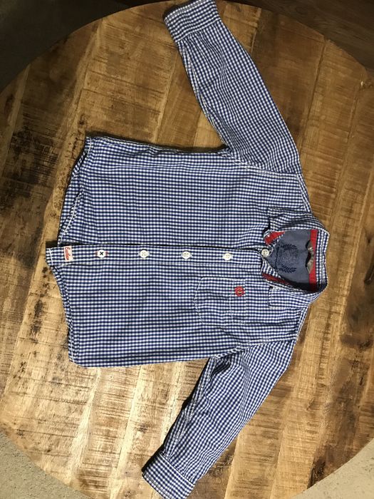 Elegancka koszula dla chłopca w kratę 92