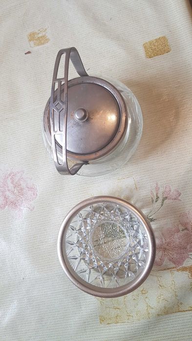 Сахарница и икорница СССР и селёдочница Барановка(1950-ые годы)