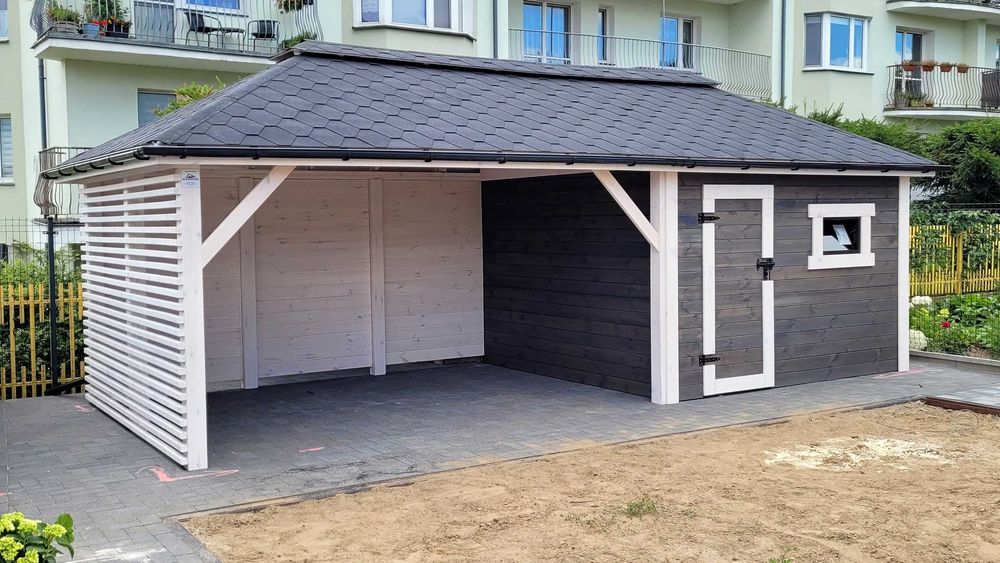 Domek Narzędziowy BARTEK 6x3m Altana Drewutnia Producent DREWNOTRIK.PL