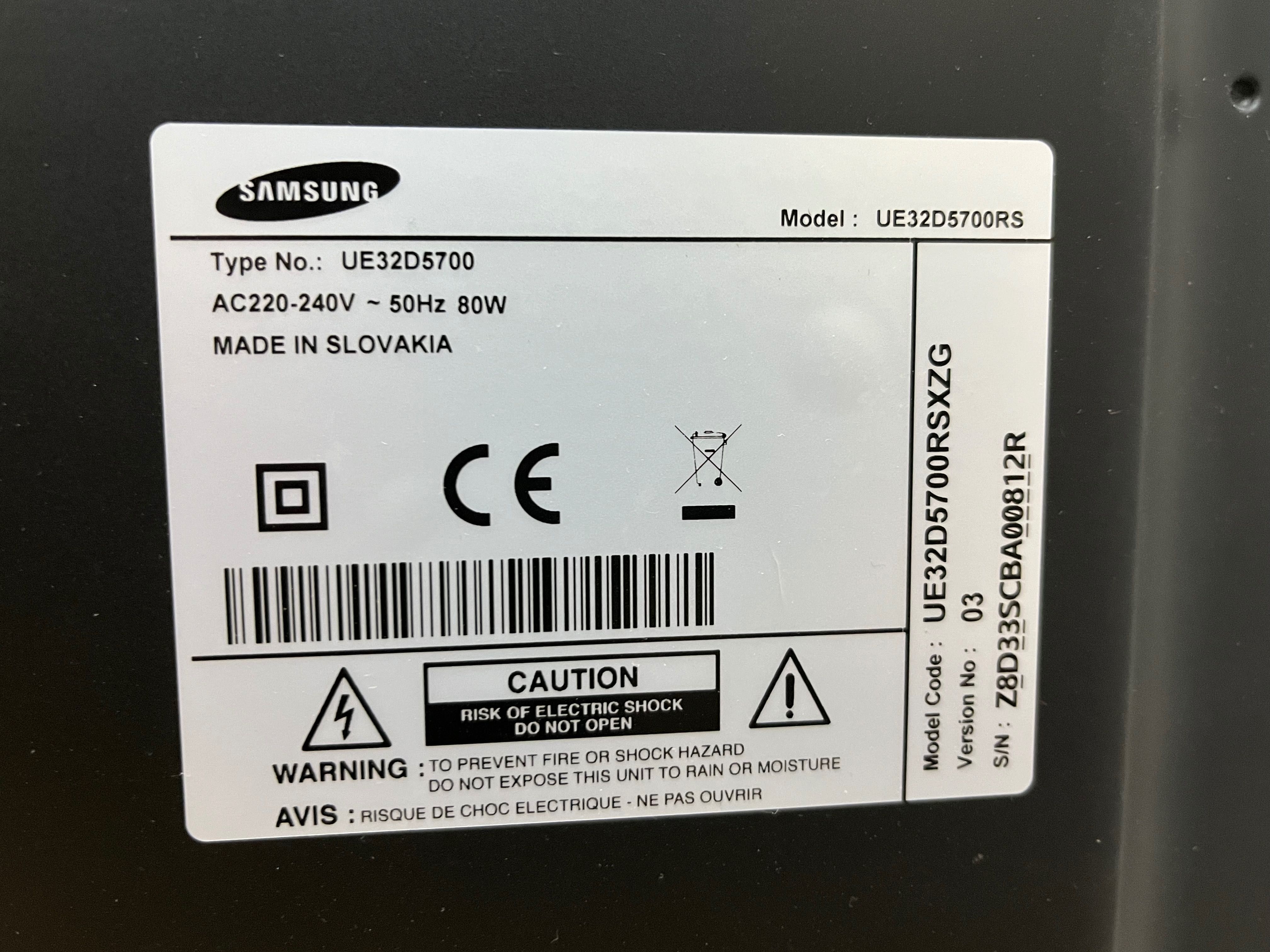 Telewizor Samsung 32 cale UE32D5700 Full HD 100Hz LED HDMI
