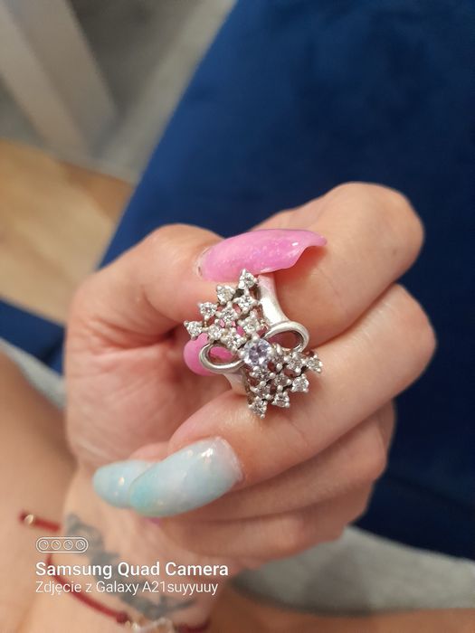 Pierścionek srebrny 925