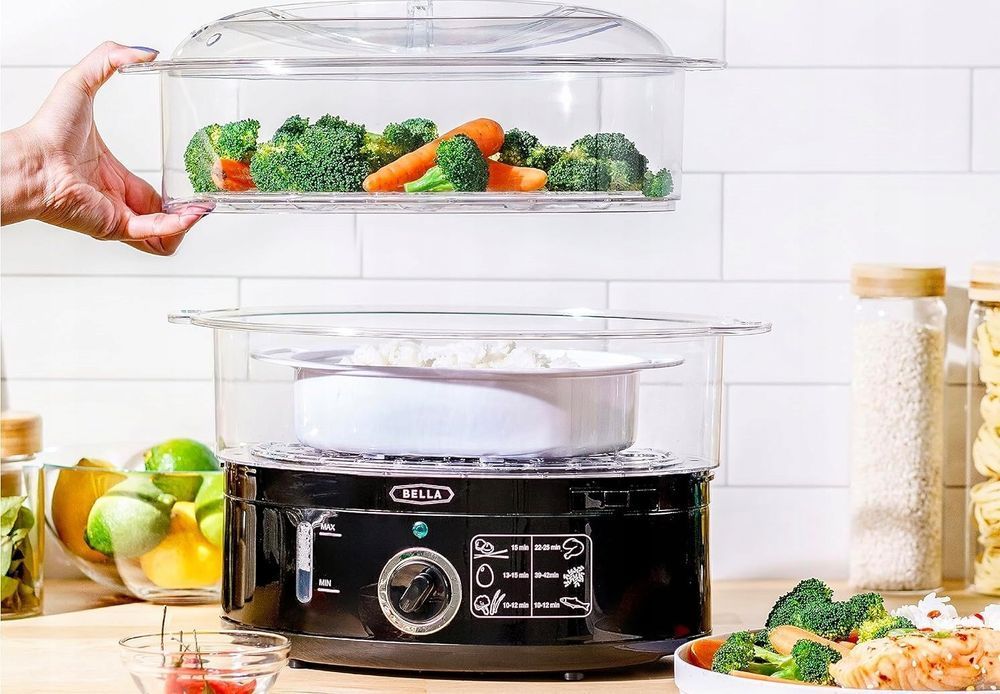 Parowar Dwupoziomowy Bella 800 W