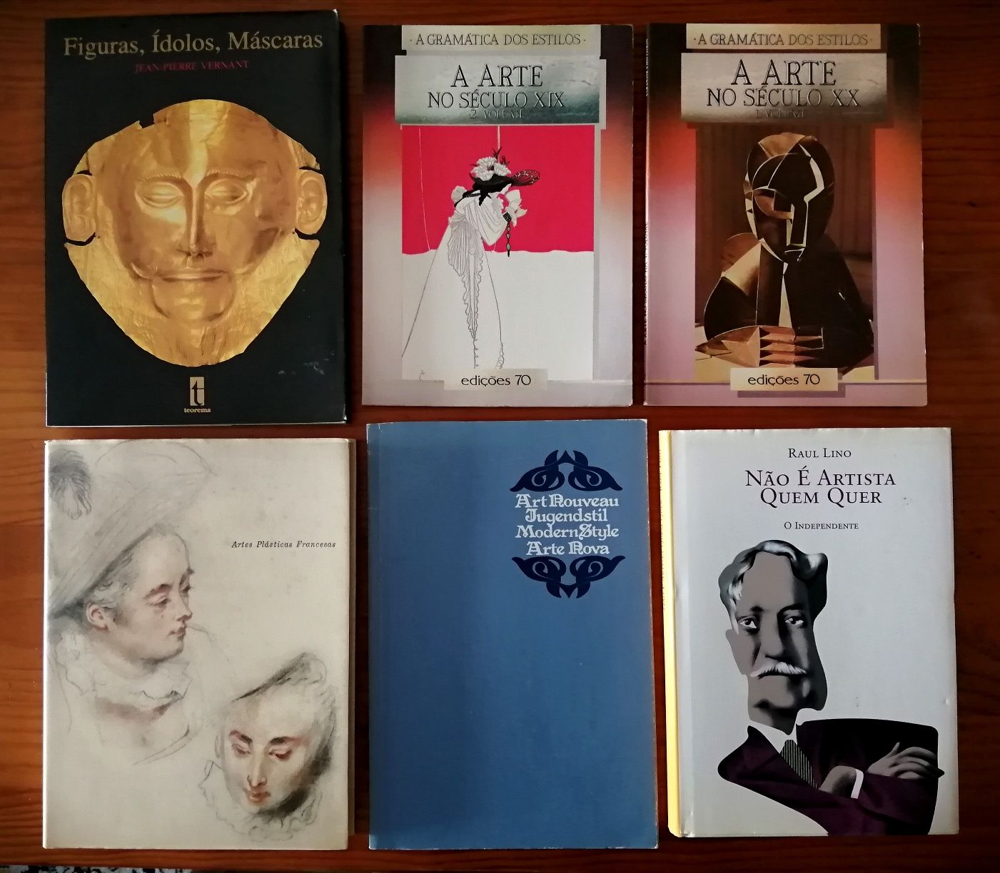 Vários livros de História e Estética da Arte,