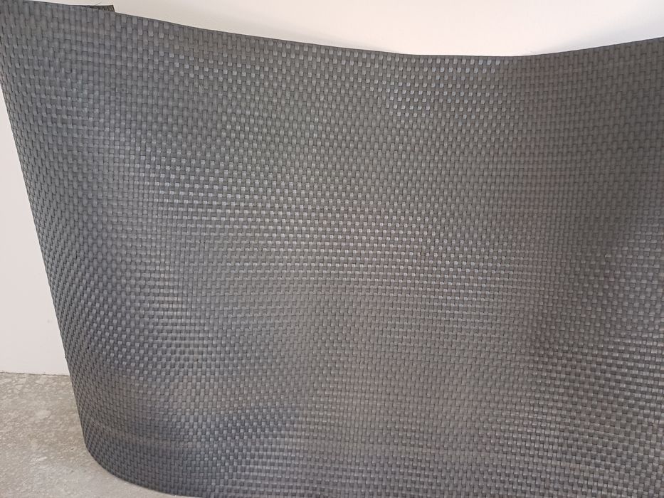 Osłona balkonowa pleciona szara, grafitowa