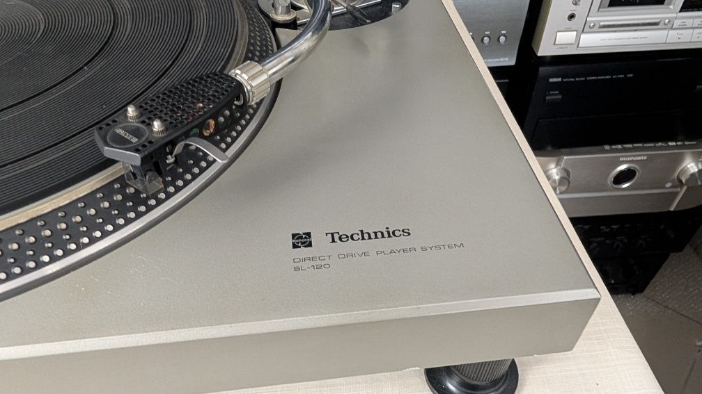 Technics SL-120 Wysokiej klasy gramofon po pełnym serwisie.