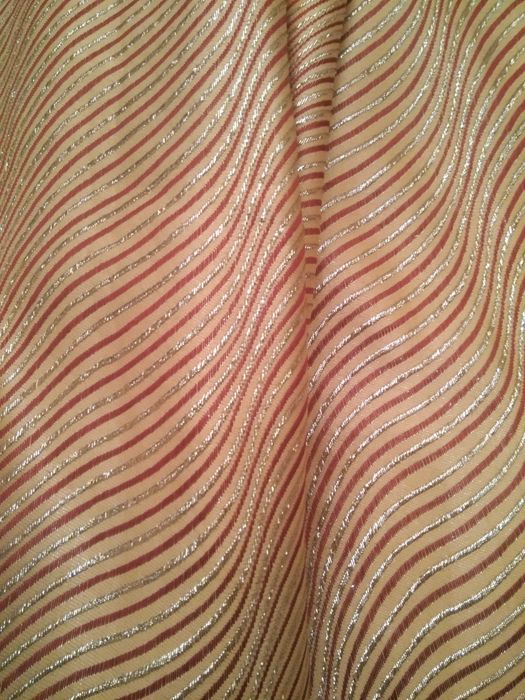 Тканина на штори 6 метрів бежева с люрексом