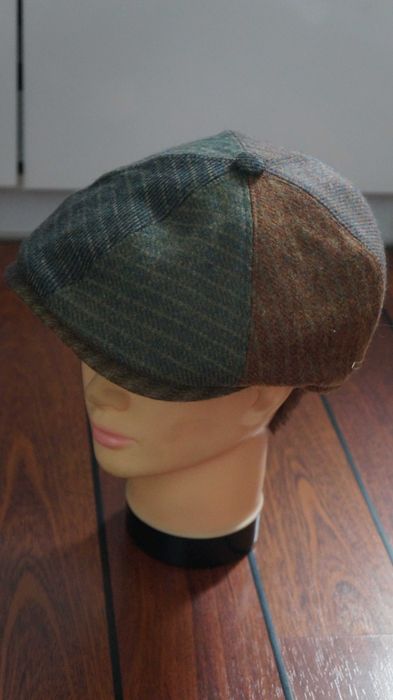 Kaszkiet Newsboy Rozmiar 57- 57 cm Krata Wielobarwna