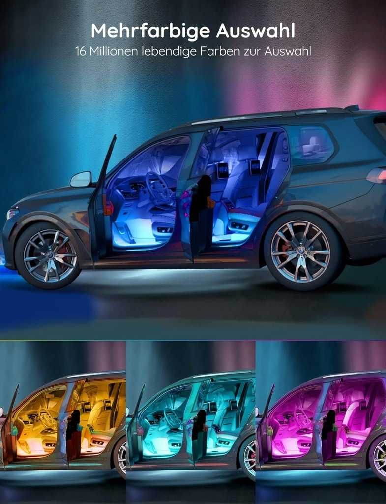 GOVEE H6114 oświetlenie wnętrza samochodu RGB NOWE