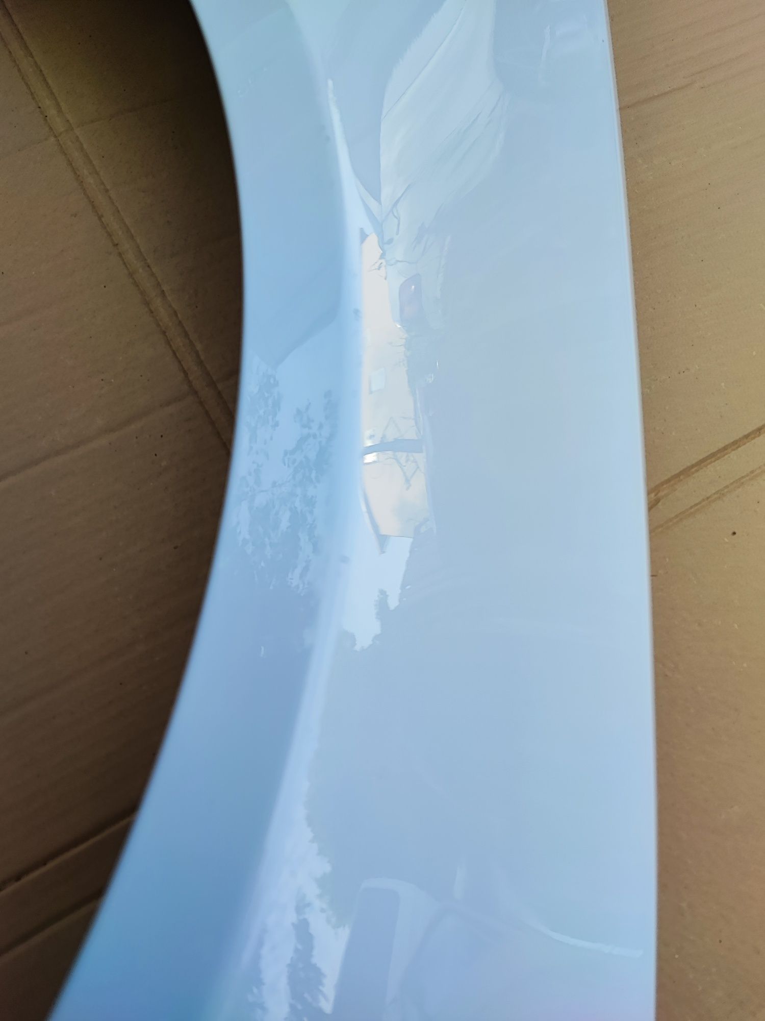Błotnik przedni prawy BMW F10 F11 pierwszy lakier aluminium