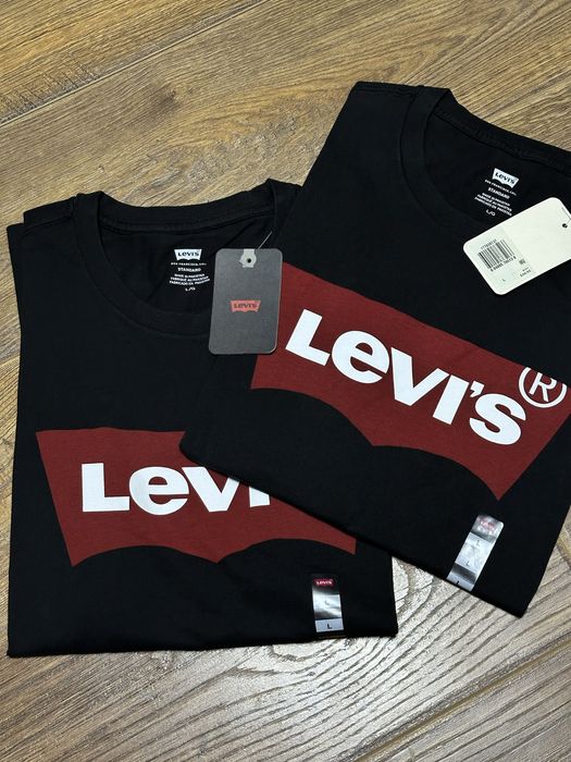 Футболка Levis оригінал. Чорна. Левайс, левіс