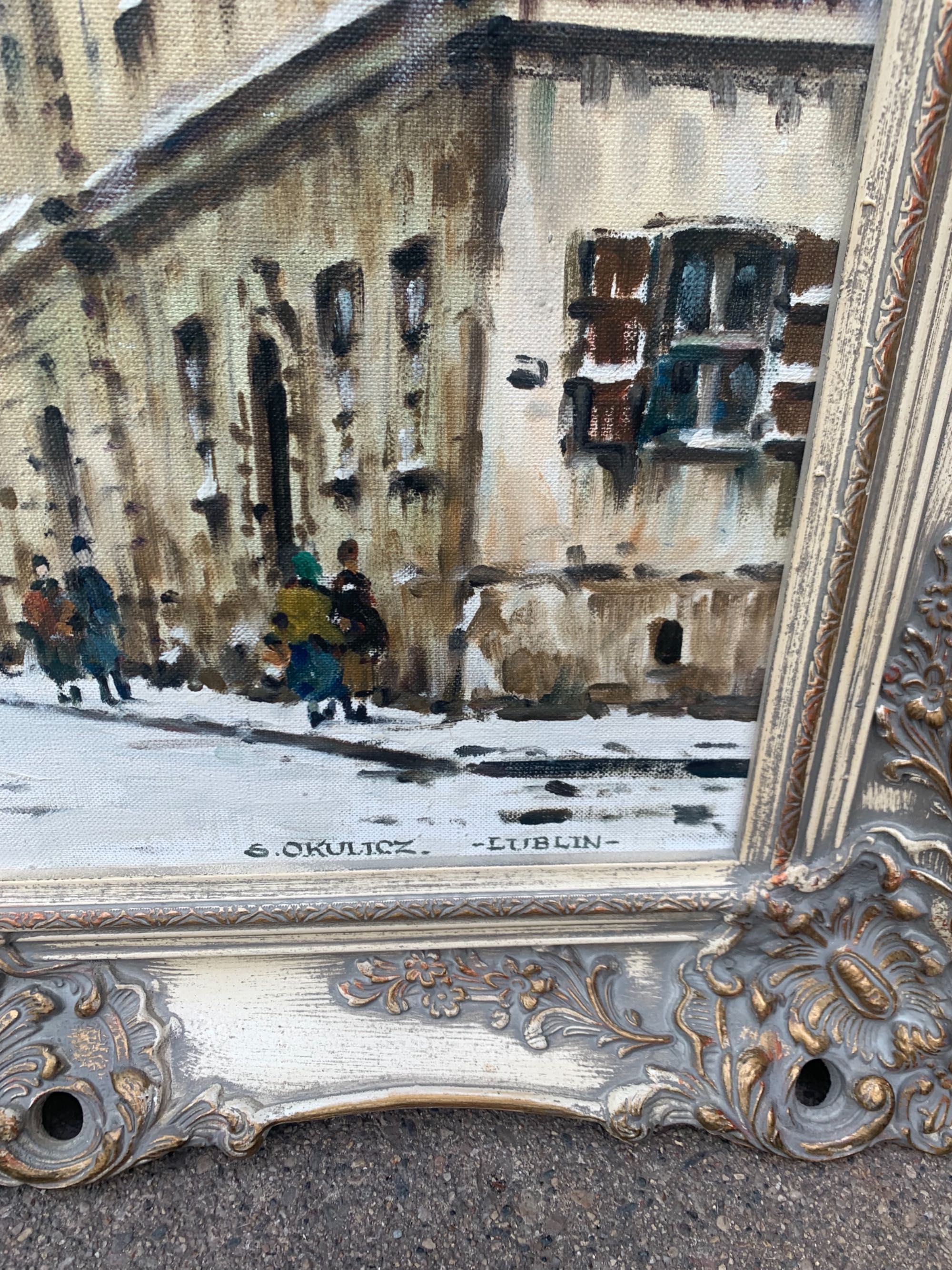 Stanisław Okulicz obraz na płótnie „Lublin”
