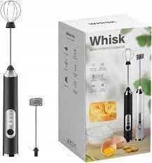 Spieniacz do mleka 2w 1 czarny Whisk