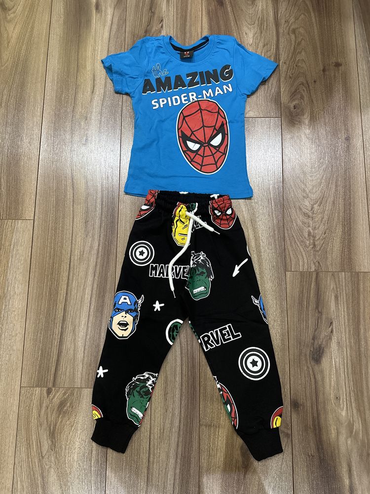 Nowy komplet dres 98 dla chłopca Spiderman