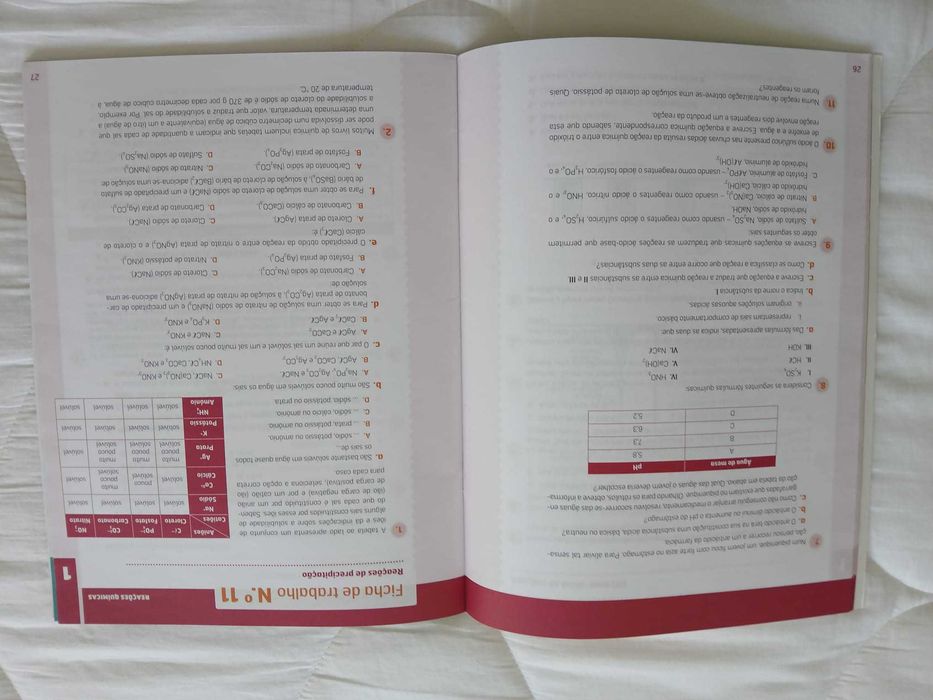 Caderno de atividades FQ Físico-Química 8ºano NOVO