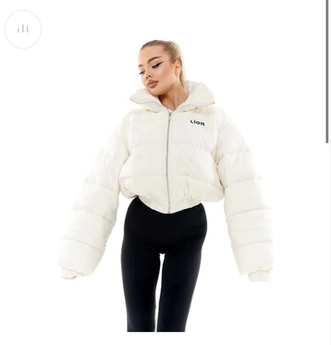 Пуховик MISHELLE белый від lior , стан ідеальний