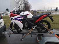 Rama + dokumenty PL Honda CBR 125 jc50 2011r. Silnik owiewki lampa