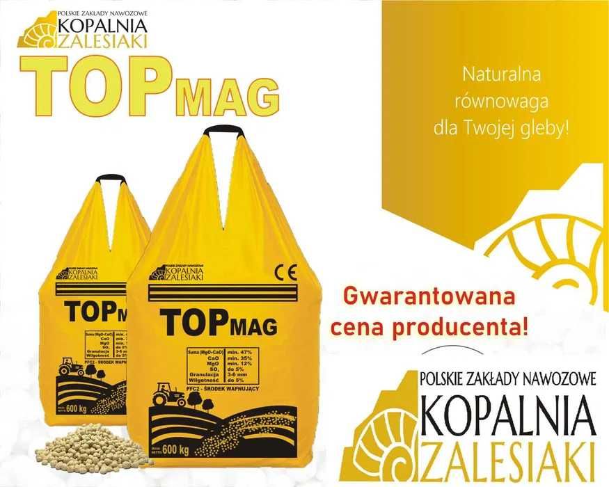 wapno granulowane magnezowe **TopMag**- KOPALNIA ZALESIAKI [podlasie]