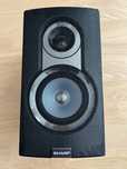 Sharp Speakers Bookshelf Black CP-XL1100H Hifi Compact 20w 8 Ohms