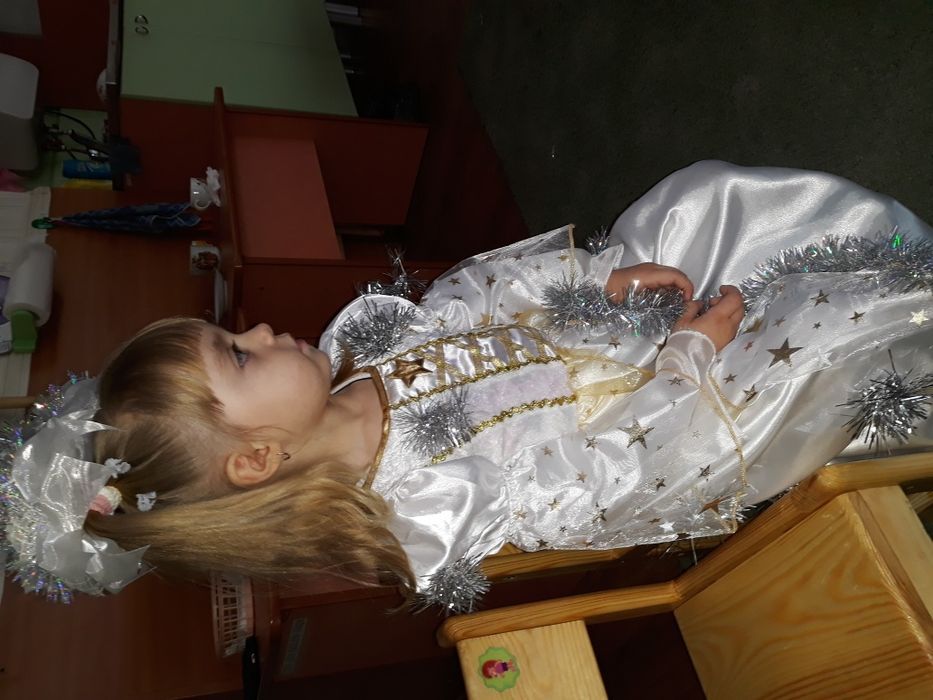 Платье снежинка. Платье фея.