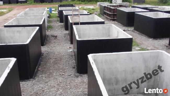 Szambo betonowe zbiornik betonowy 6 szamba komory studnie szczelne 10