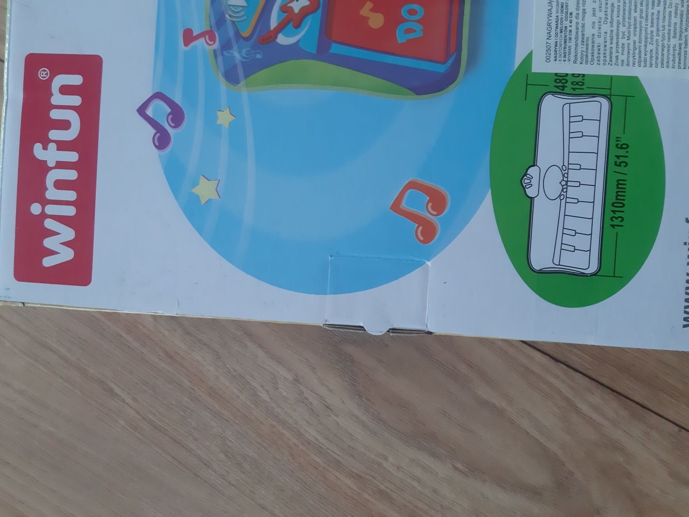 Mata grająca Pianino Smily Play Win Fun Nowa