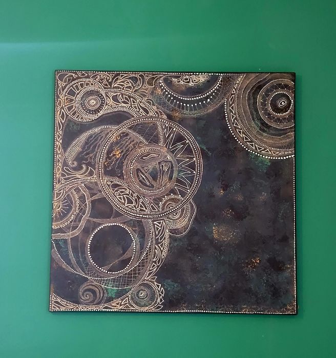 Obraz 80 cm x 80 cm - abstrakcja.