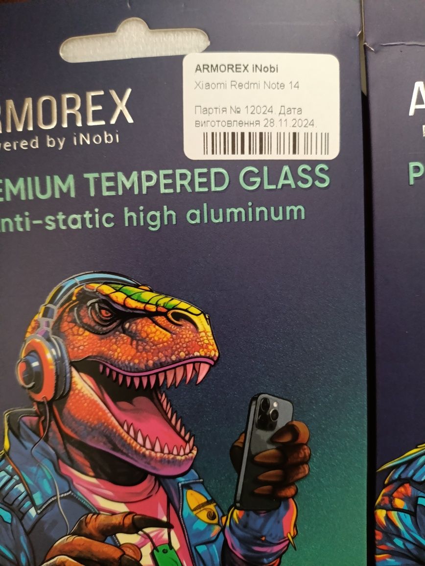 Защитное стекло Armorex  Xiaomi Redmi Note 14