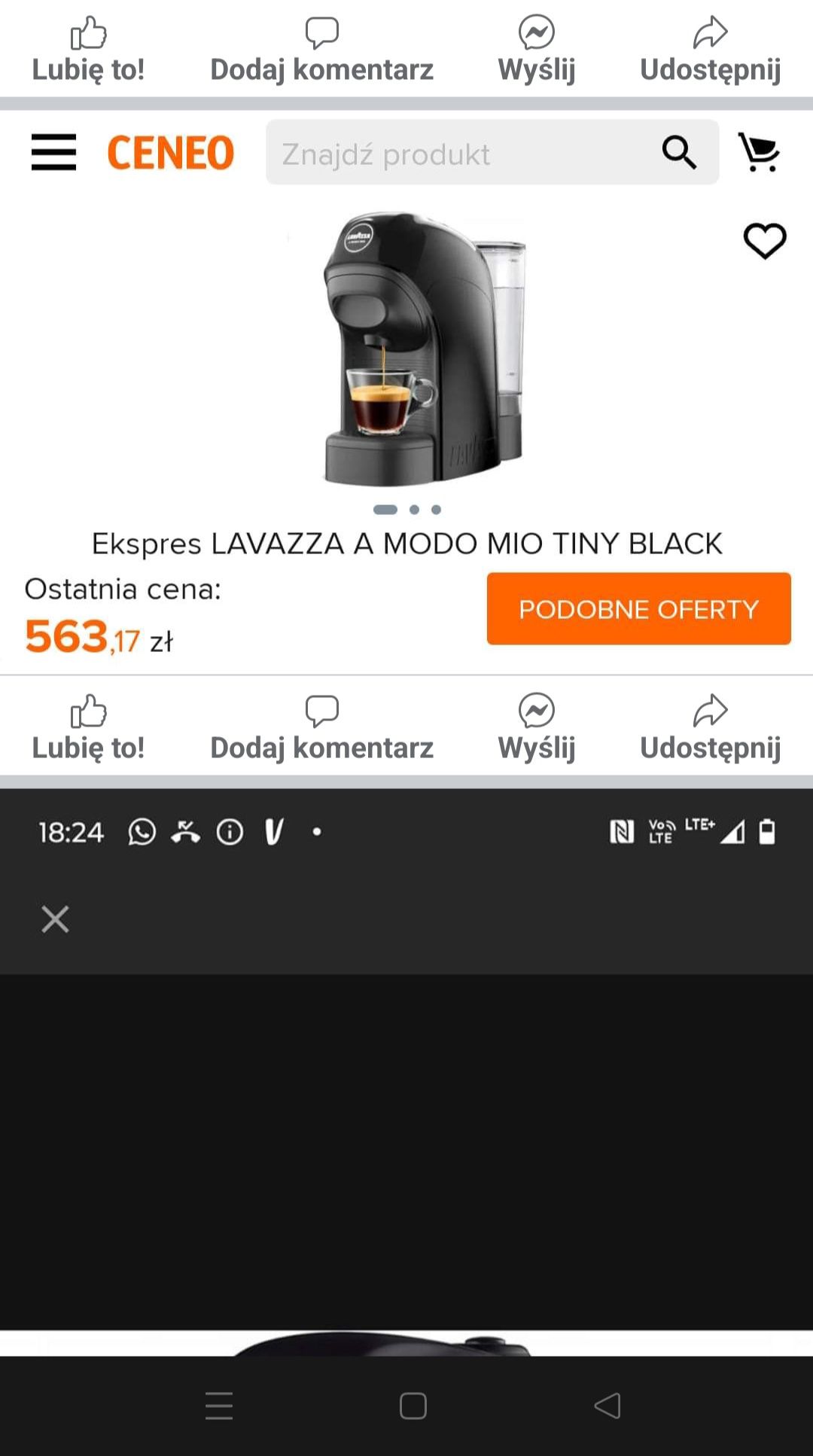 Ekspres na kapsułki do kawyLavazza