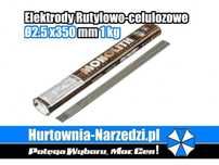 Elektrody rutylowo-celulozowe Ø2.5x350mm 1kg elektrody rutylowe 2,5mm