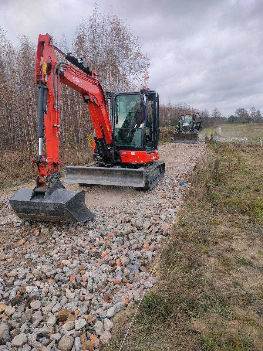 Piasek, żwir , otoczka 16-32 ,transport , roboty ziemne, drenaż ,szamb
